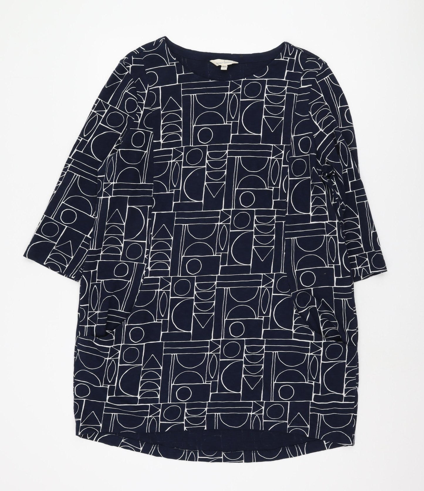 Seasalt Cornwall Women's Blue Geometric Tunic, Size 16