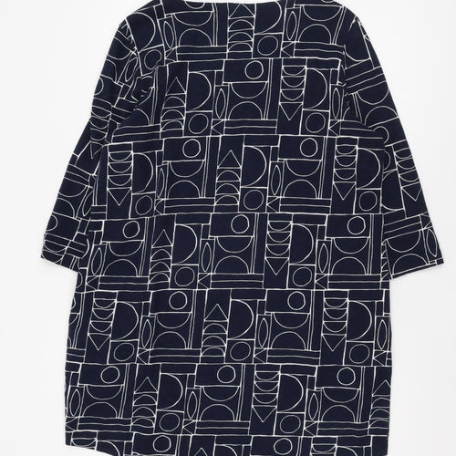 Seasalt Cornwall Women's Blue Geometric Tunic, Size 16