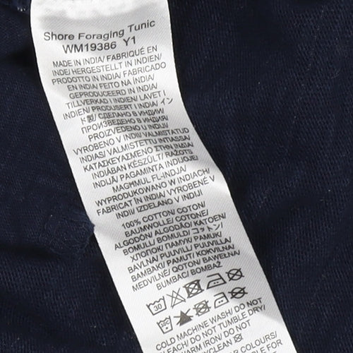 Seasalt Cornwall Women's Blue Geometric Tunic, Size 16