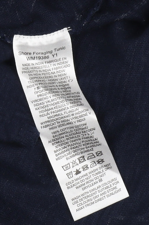 Seasalt Cornwall Women's Blue Geometric Tunic, Size 16