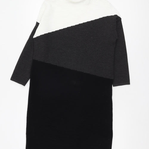 Phase Eight Women's Black High Neck Dress - Size S