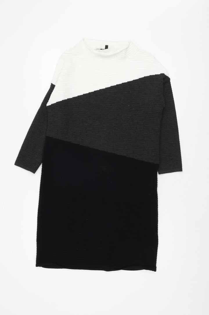 Phase Eight Women's Black High Neck Dress - Size S