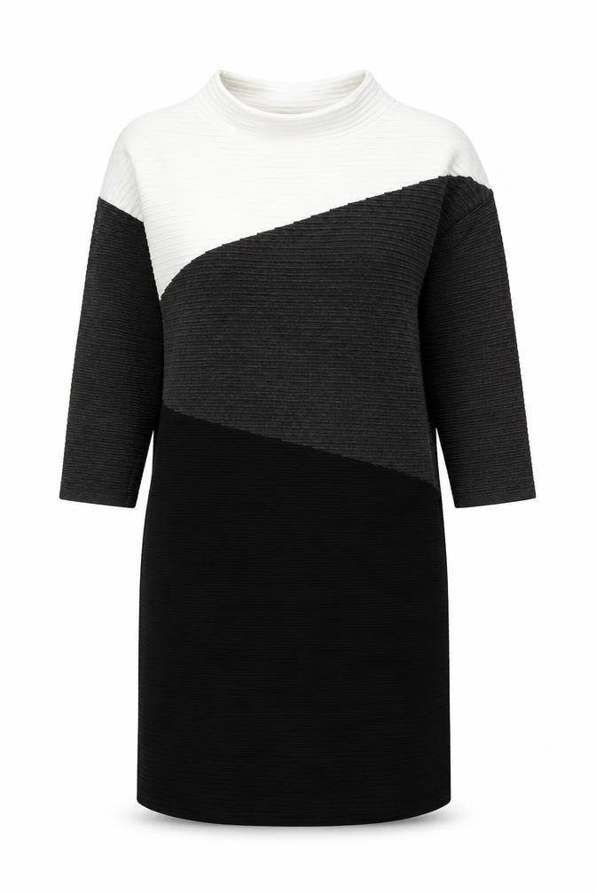 Front view of Phase Eight Women's Black High Neck Dress -, size S
