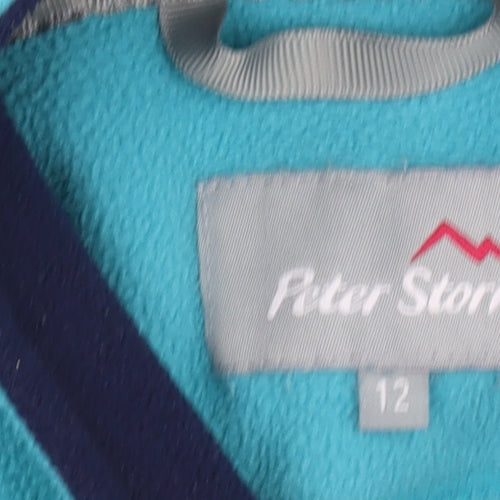 Peter Storm Women's Blue Fleece Pullover Sweatshirt 12