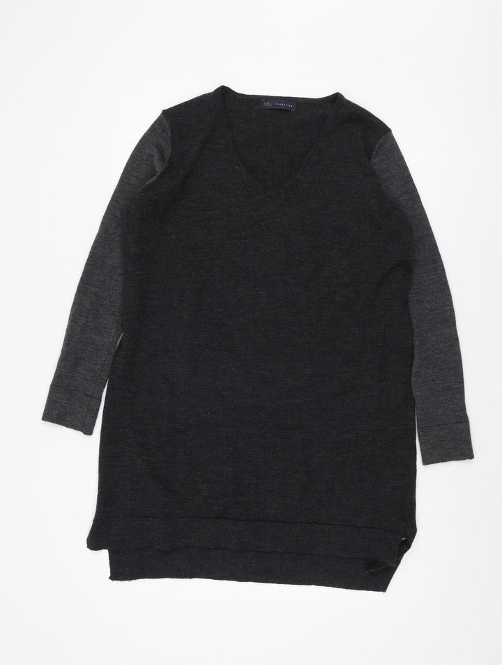 Marks and Spencer Women's Multicoloured Wool Pullover, Size 12