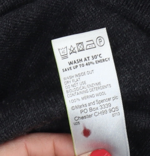 Marks and Spencer Women's Multicoloured Wool Pullover, Size 12