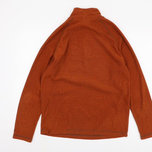Trespass Men's Orange 1/4 Zip Sweatshirt S