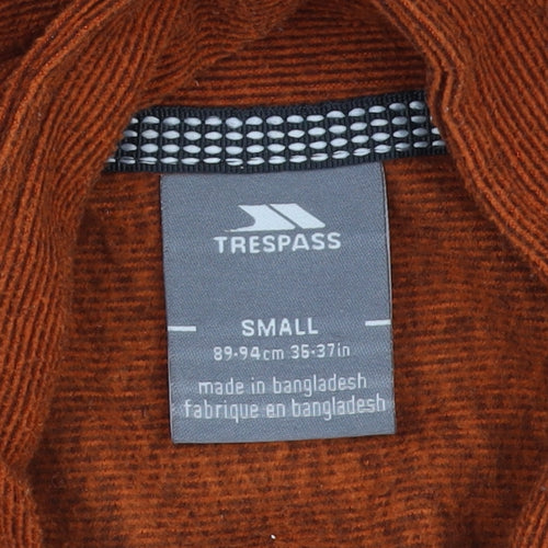 Trespass Men's Orange 1/4 Zip Sweatshirt S