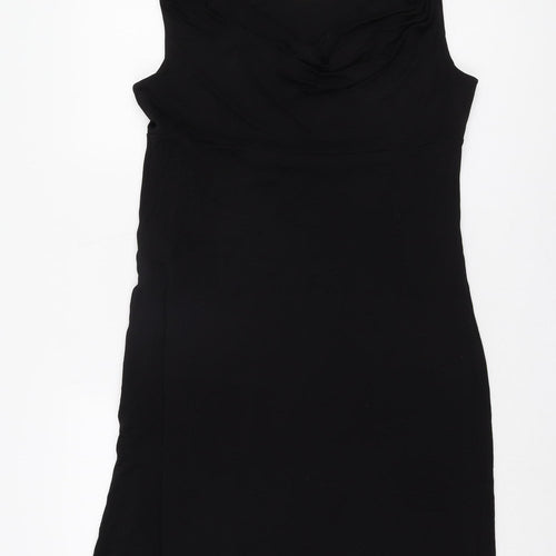 Monsoon Women's Black Sequin Sheath Dress UK 16