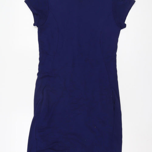 Reiss Women's Blue Sheath Dress, Size S