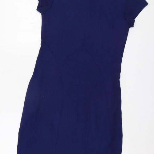 Reiss Women's Blue Sheath Dress, Size S