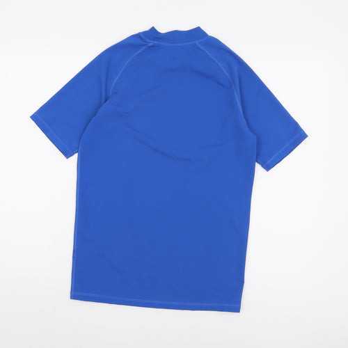 H.MILES Men's Blue Athletic T-Shirt, Size S