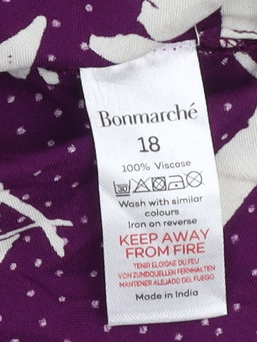 Bonmarché Women's Purple Blouse Size 18