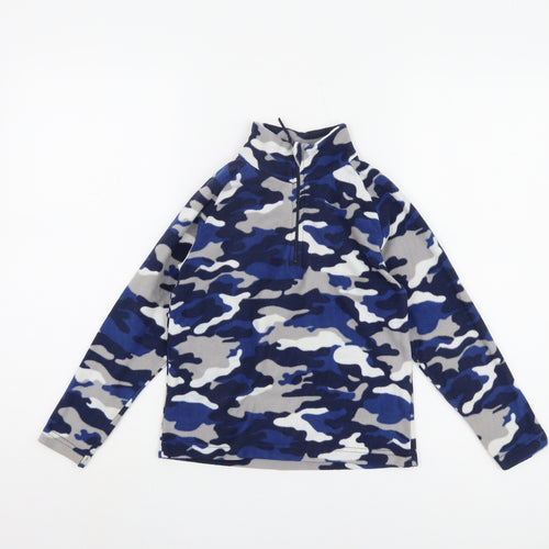 Mountain Warehouse Boys Camouflage Fleece Sweatshirt 7-8Y