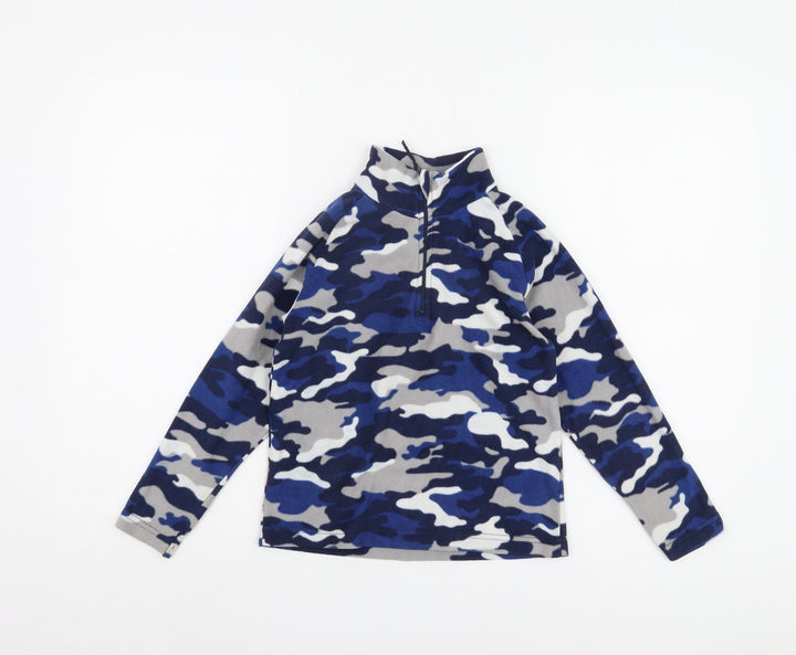 Mountain Warehouse Boys Camouflage Fleece Sweatshirt 7-8Y