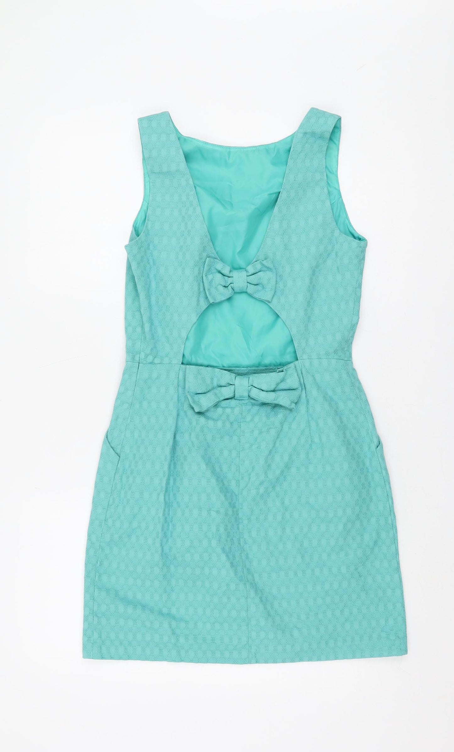 River Island Women’s Green Short Sheath Dress Size 10