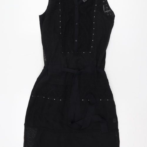 Next Women's Black Sleeveless Dress UK 8