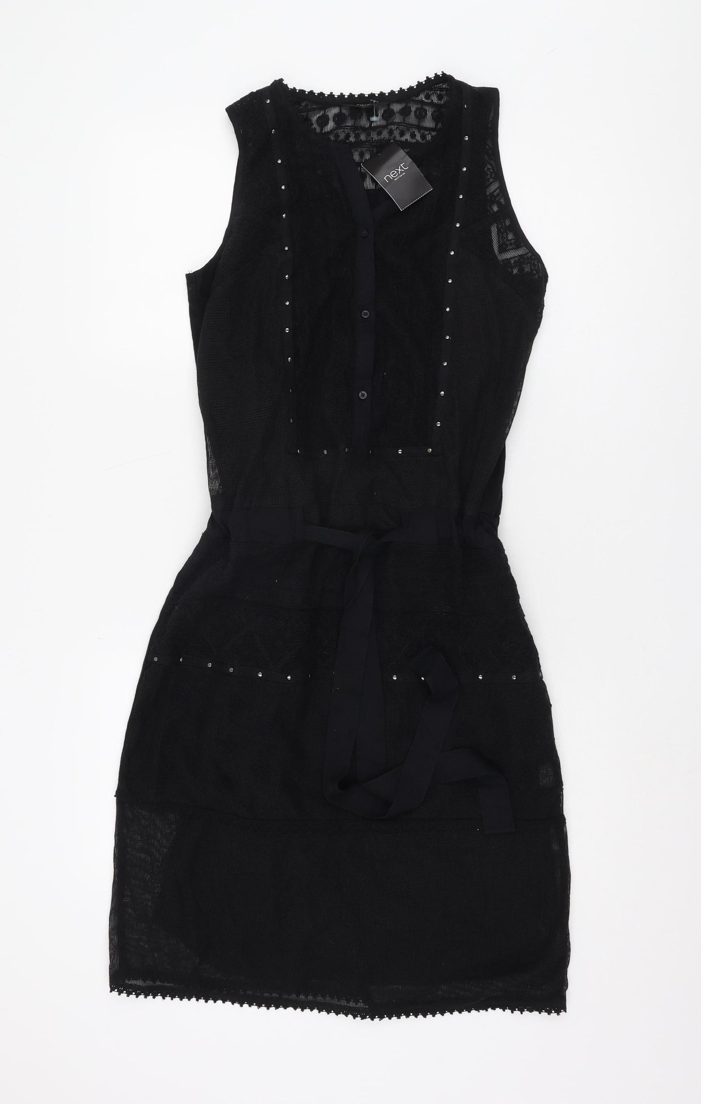 Next Women's Black Sleeveless Dress UK 8