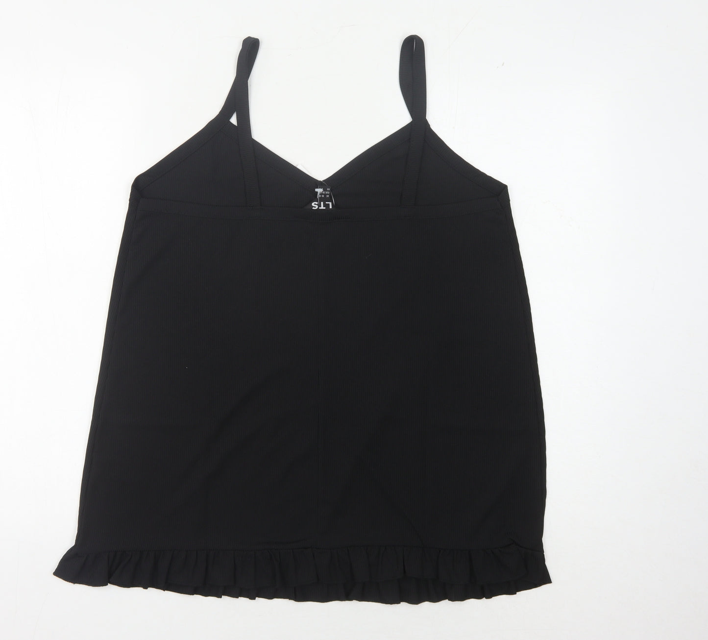 Long Tall Sally Women's Black Camisole Tank Top, Size 10-12