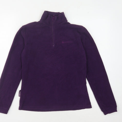 Mountain Warehouse Women's Purple Fleece Pullover Size 8
