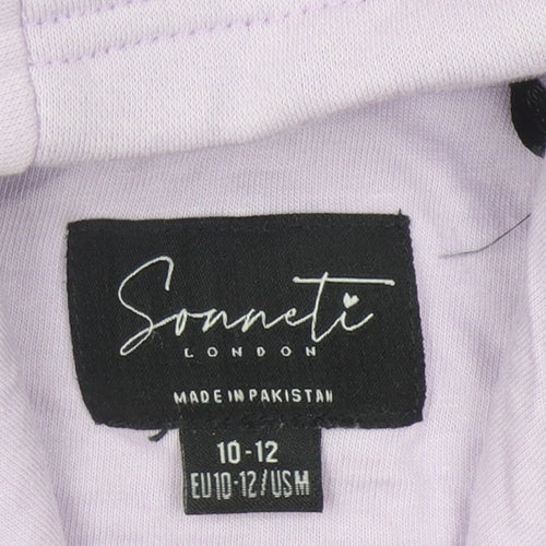 Sonneti Girls Purple Pullover Hoodie 10-11 Years