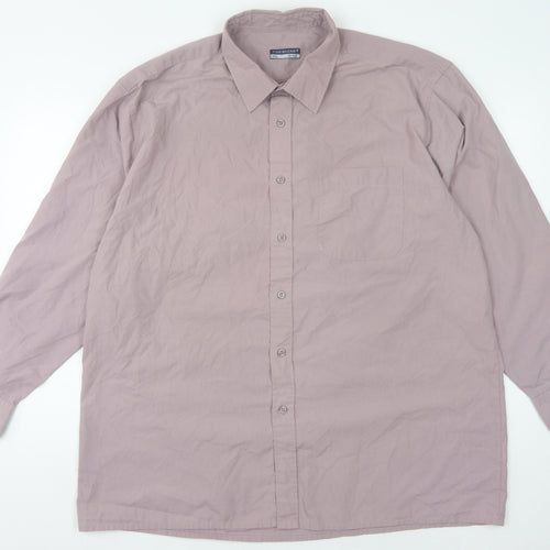 Tom Hagan Men's Purple 3XL Long Sleeve Shirt