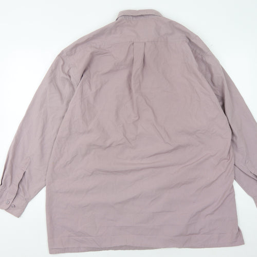 Tom Hagan Men's Purple 3XL Long Sleeve Shirt