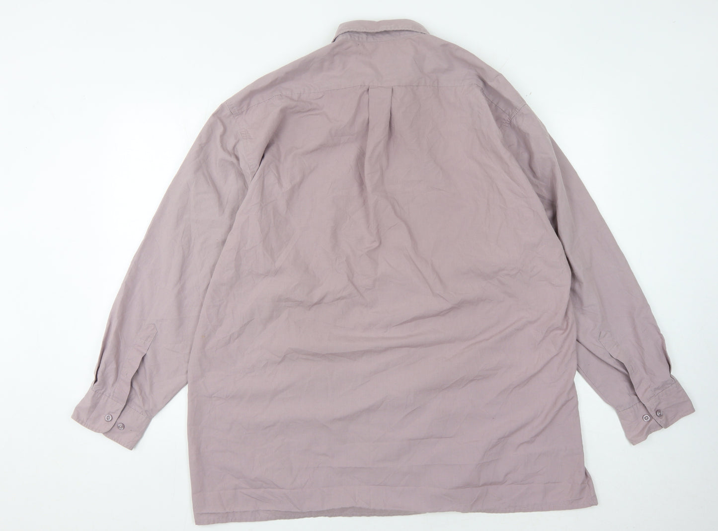 Tom Hagan Men's Purple 3XL Long Sleeve Shirt