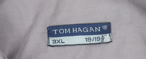 Tom Hagan Men's Purple 3XL Long Sleeve Shirt