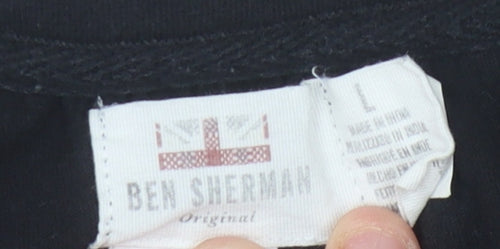 Ben Sherman Blue Henley T-shirt Men’s L.