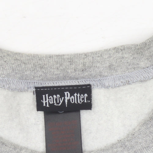 Harry Potter Grey L Pullover Unisex Sweatshirt