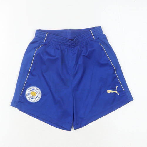 Puma Boys' Blue Athletic Football Shorts - Size M