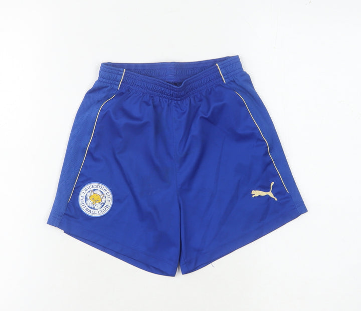 Puma Boys' Blue Athletic Football Shorts - Size M