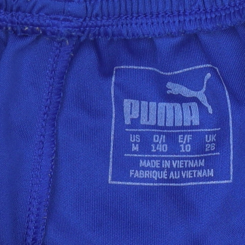 Puma Boys' Blue Athletic Football Shorts - Size M