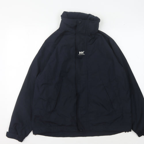 Helly Hansen Boys Blue Basic Jacket, Size 16Y, Water Resistant