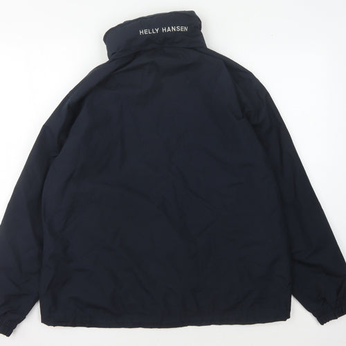 Helly Hansen Boys Blue Basic Jacket, Size 16Y, Water Resistant