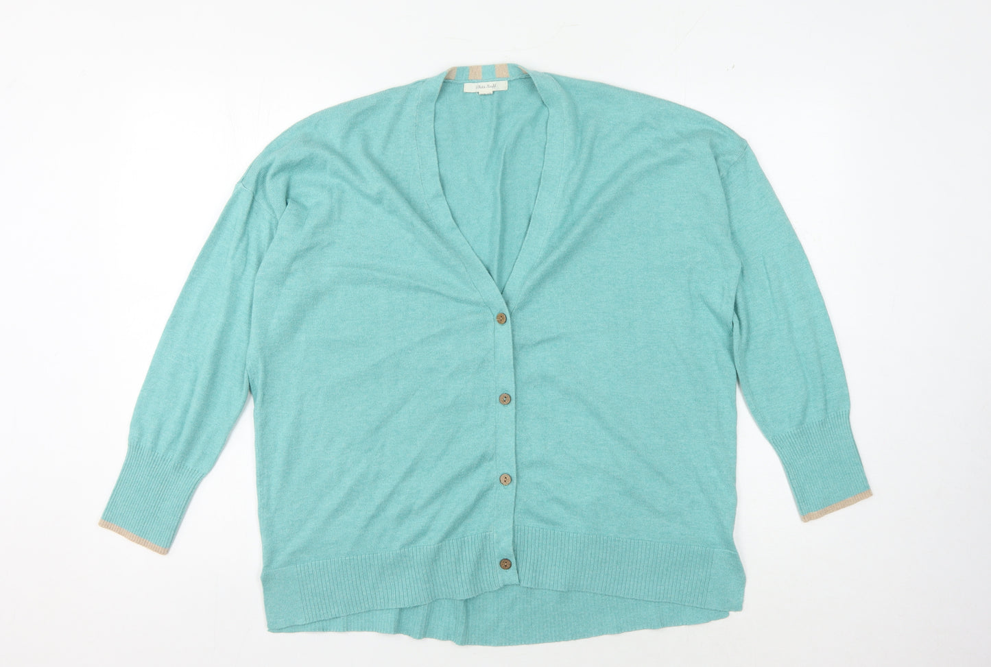 White Stuff Women's Green Cardigan Size 12