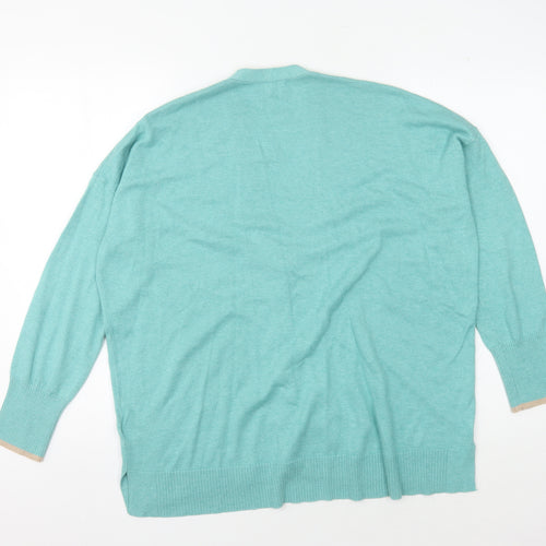 White Stuff Women's Green Cardigan Size 12