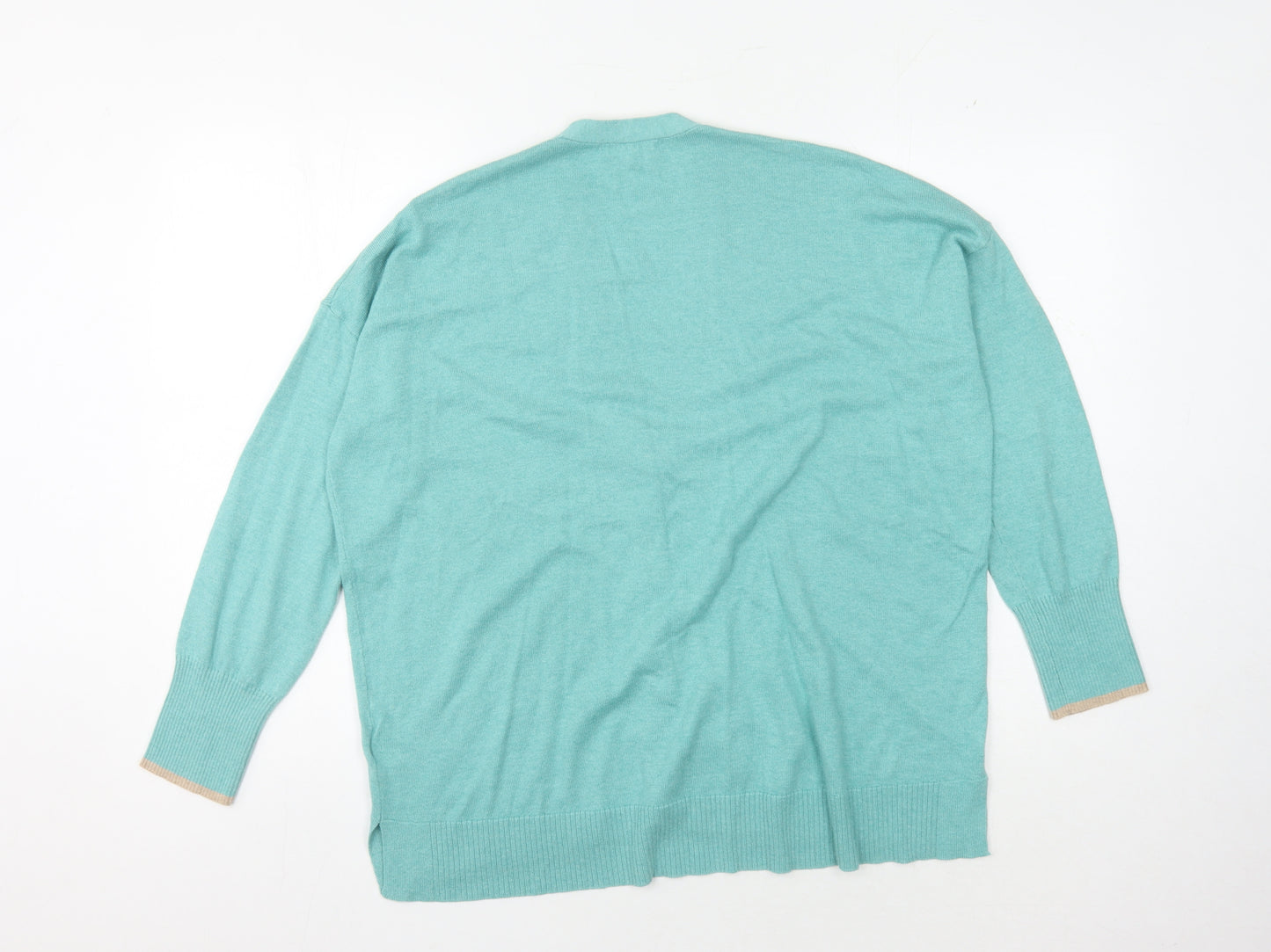 White Stuff Women's Green Cardigan Size 12