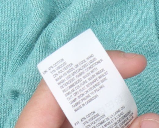 White Stuff Women's Green Cardigan Size 12