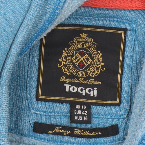 Toggi Women's Blue Pullover Hoodie Size 16