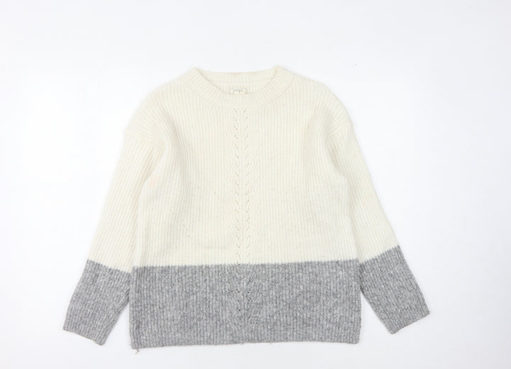 Fat Face Women's Ivory Pullover Jumper Size 10