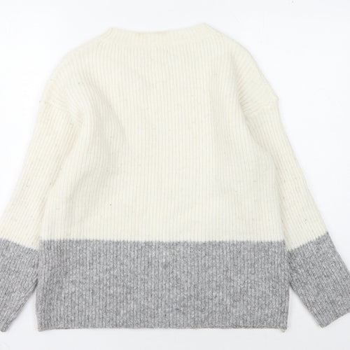 Fat Face Women's Ivory Pullover Jumper Size 10