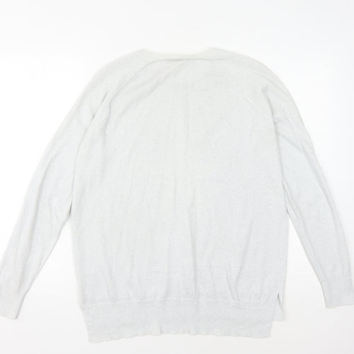 hush Women's White XS Star Pullover Jumper