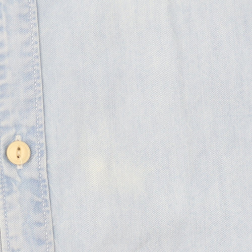 Whistles Women's Blue Button-Up Shirt XS
