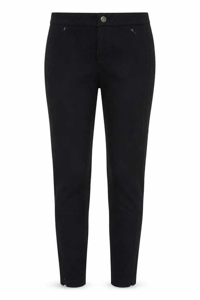 Front view of Tommy Hilfiger Women's Black Skinny Trousers, size 4
