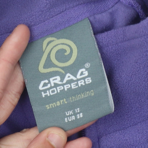 Craghoppers Women's Purple Fleece Pullover, Size 12