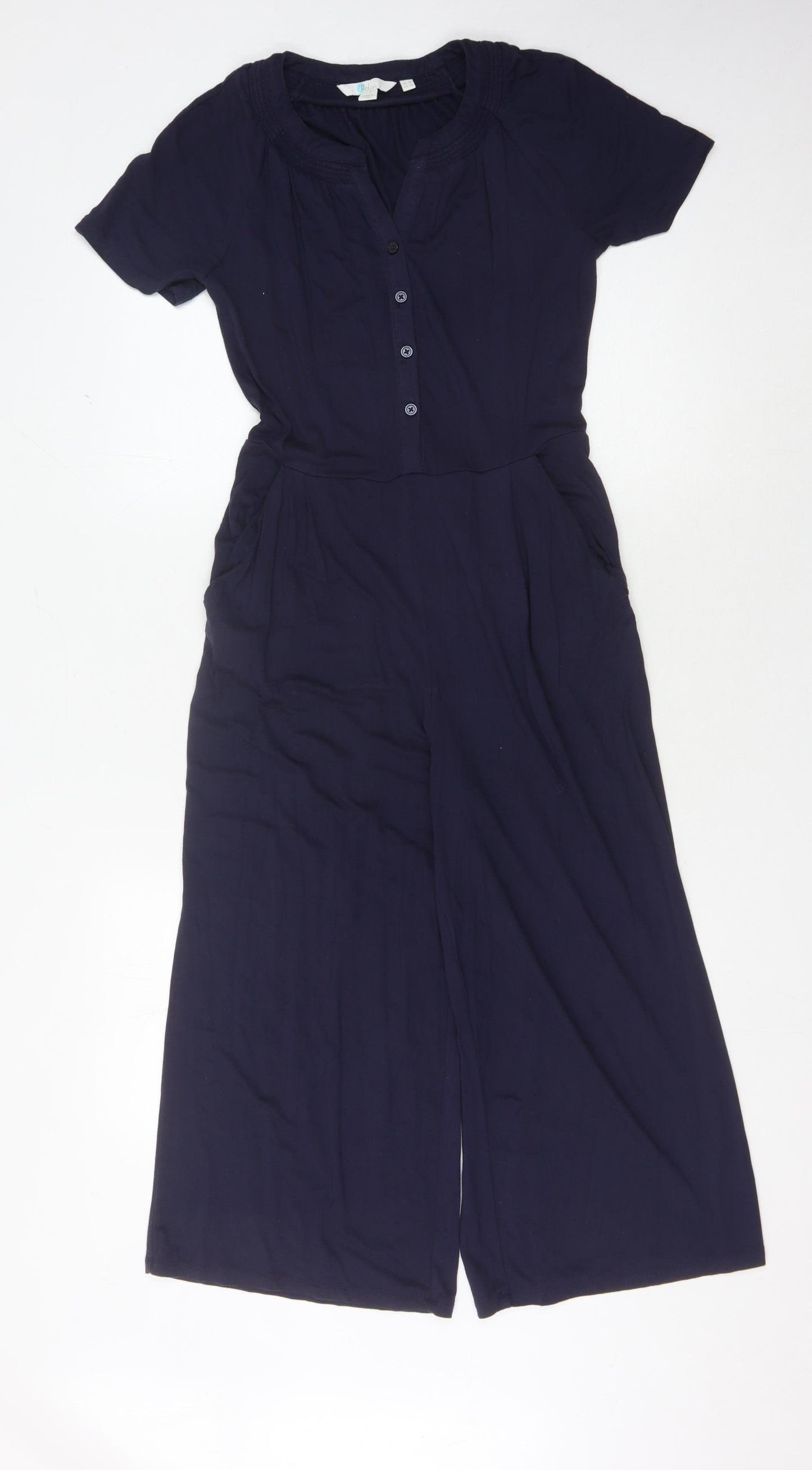 Boden Women's Blue Petites Jumpsuit, Size 8P, Casual Style