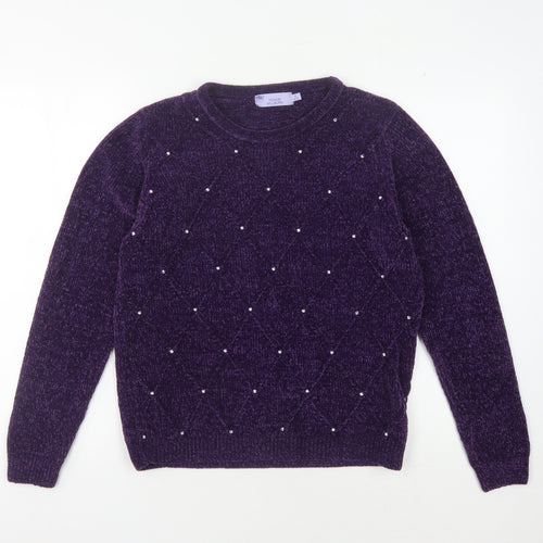 Honor Millburn Women's Purple Pullover Jumper Size 10-12