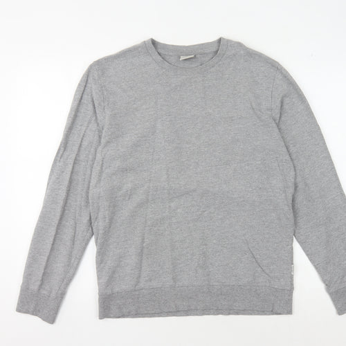 Jack & Jones Men's Grey Pullover Sweatshirt Medium